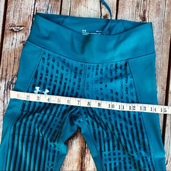 UnderArmour Teal Yoga Pants leggings with pocket - Picture 12 of 12